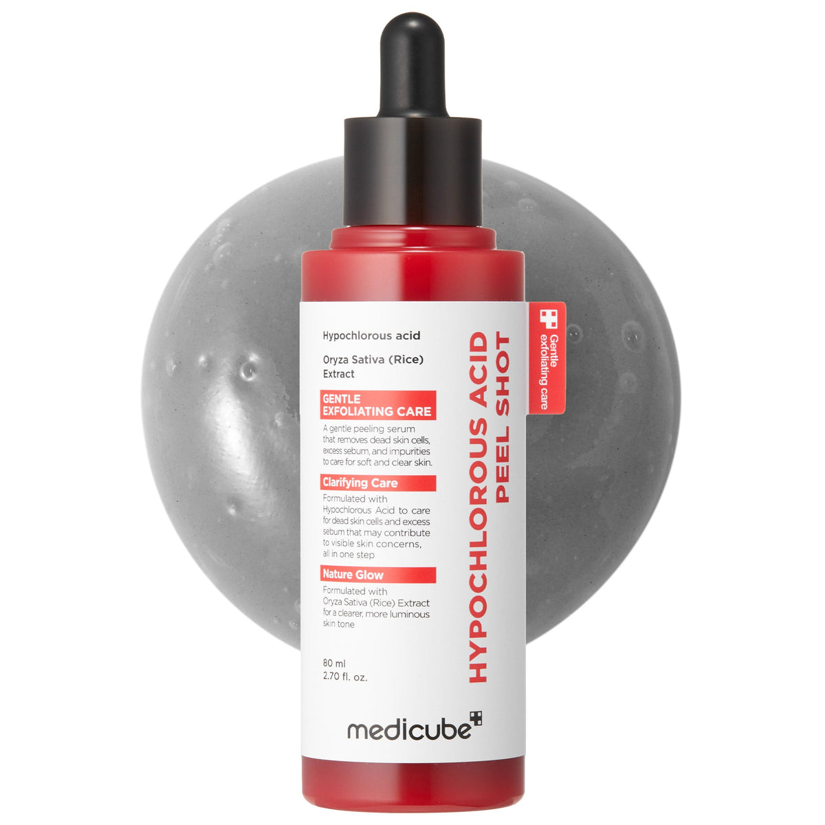 Sérum exfoliant riz à l’acide hypochloreux