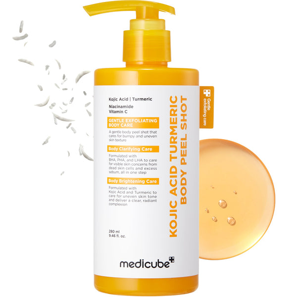 Soin exfoliant corps au curcuma et à l’acide kojique