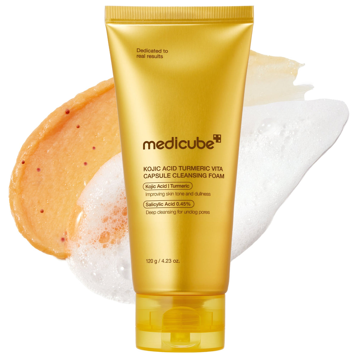 Mousse nettoyante capsule Vita au curcuma et à l’acide kojique