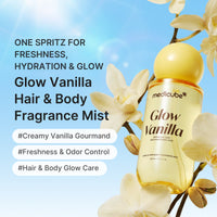 Brume parfumée pour les cheveux et le corps Glow Vanilla