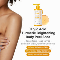 Soin exfoliant corps au curcuma et à l’acide kojique