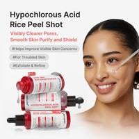 Sérum exfoliant riz à l’acide hypochloreux