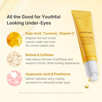 Sérum gel contour des yeux au curcuma et à l’acide kojique