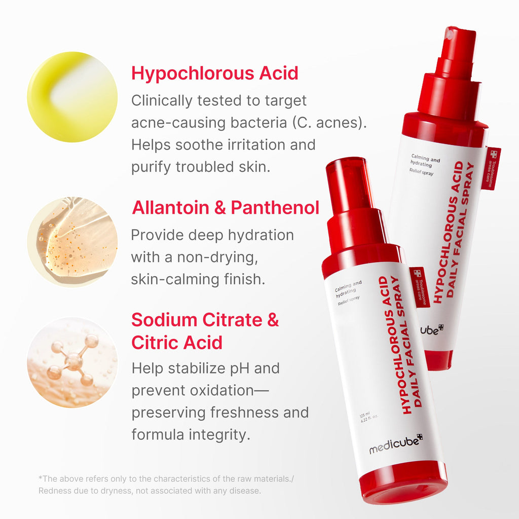 Spray apaisant puissant à l’acide hypochloreux