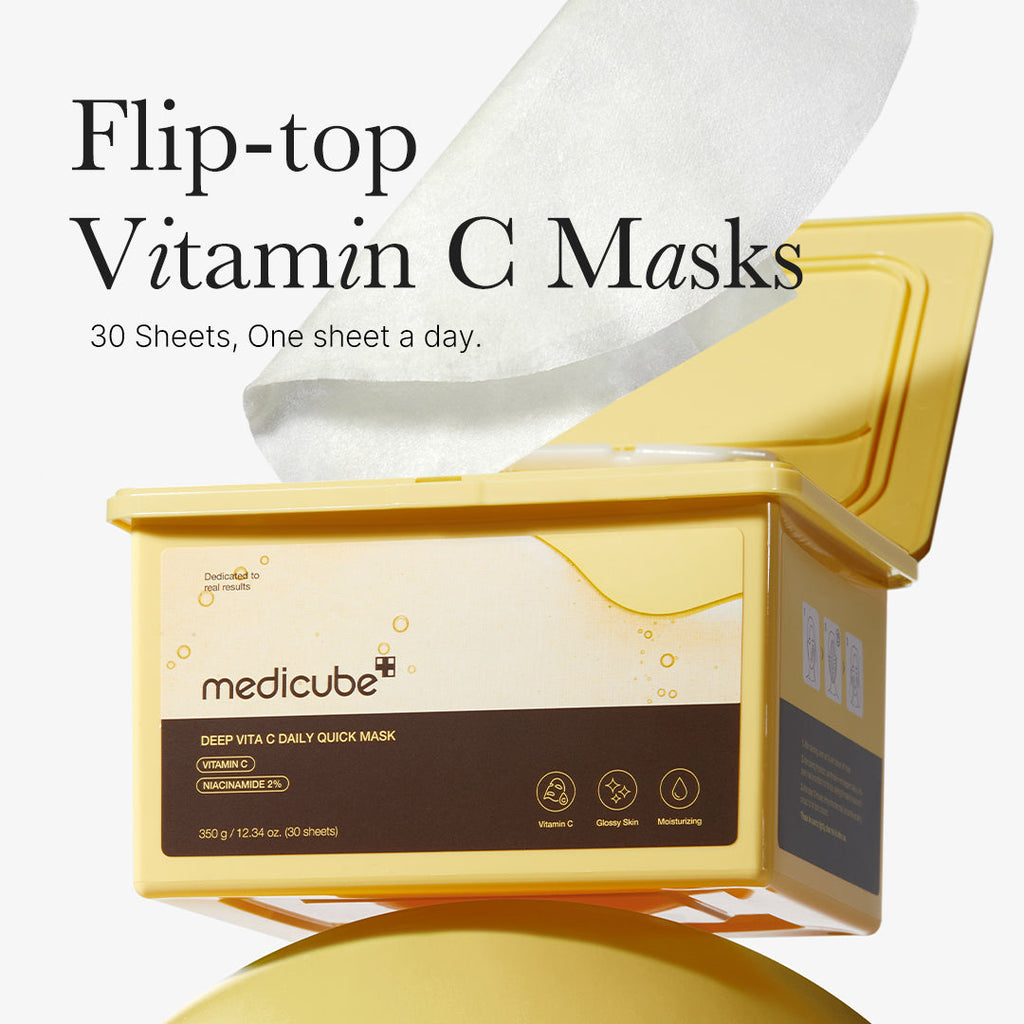 Masques express quotidiens intenses à la vitamine C