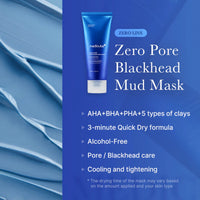 Masque à la boue anti-pores obstrués Zero Pore