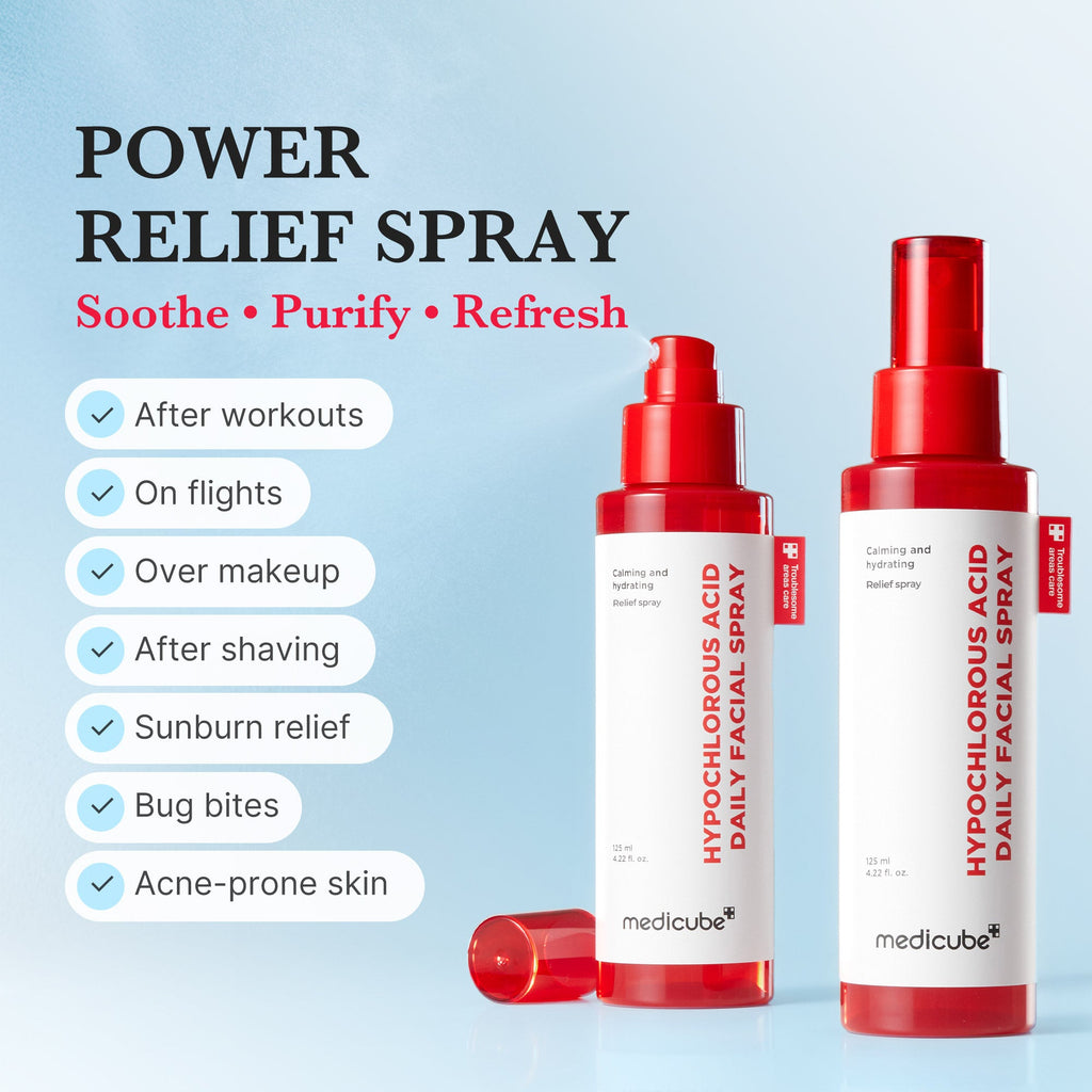 Spray apaisant puissant à l’acide hypochloreux