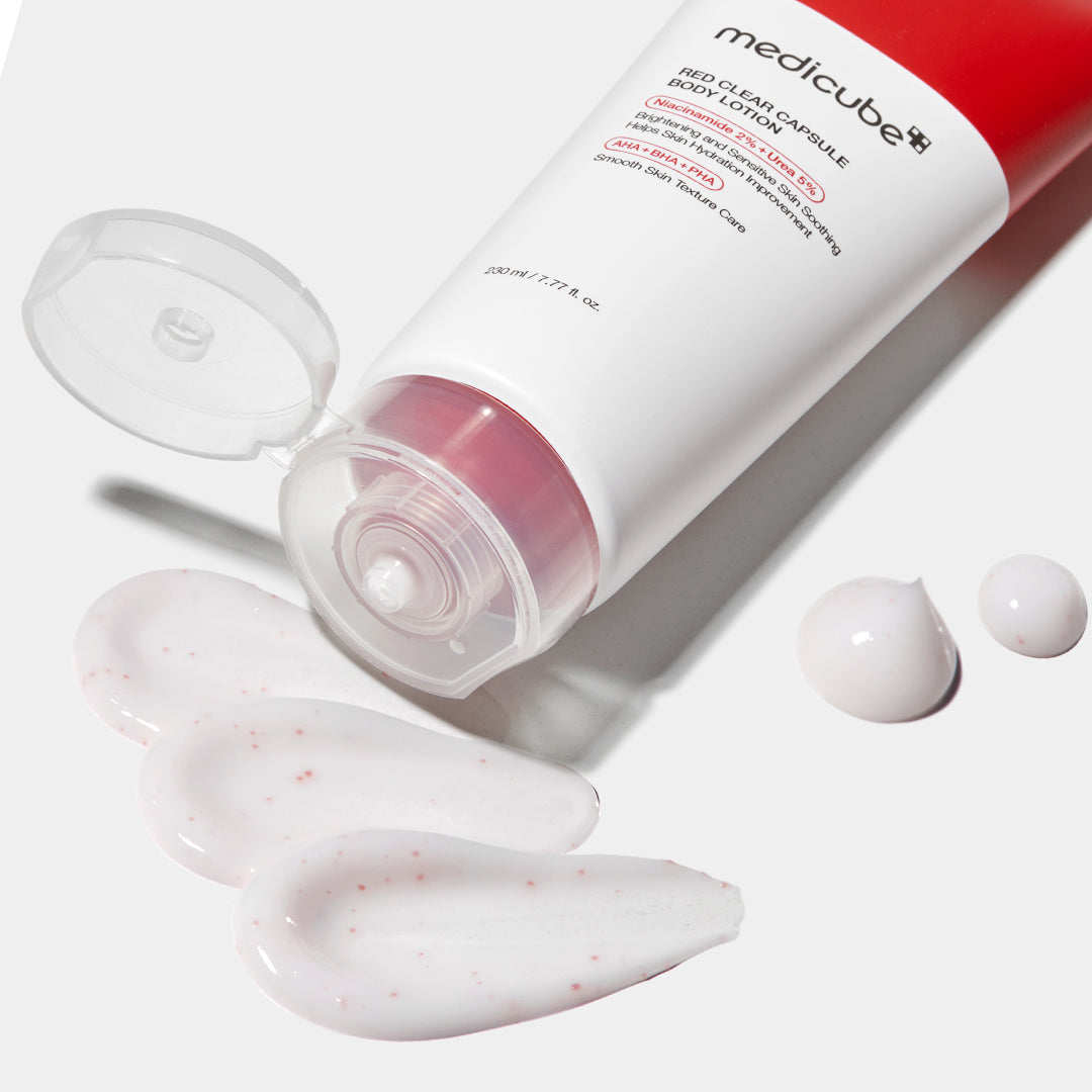 Lotion corps Red Clear Capsule