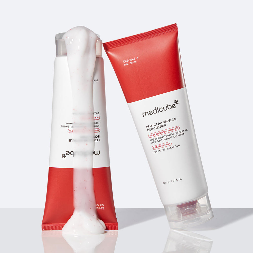 Lotion corps Red Clear Capsule