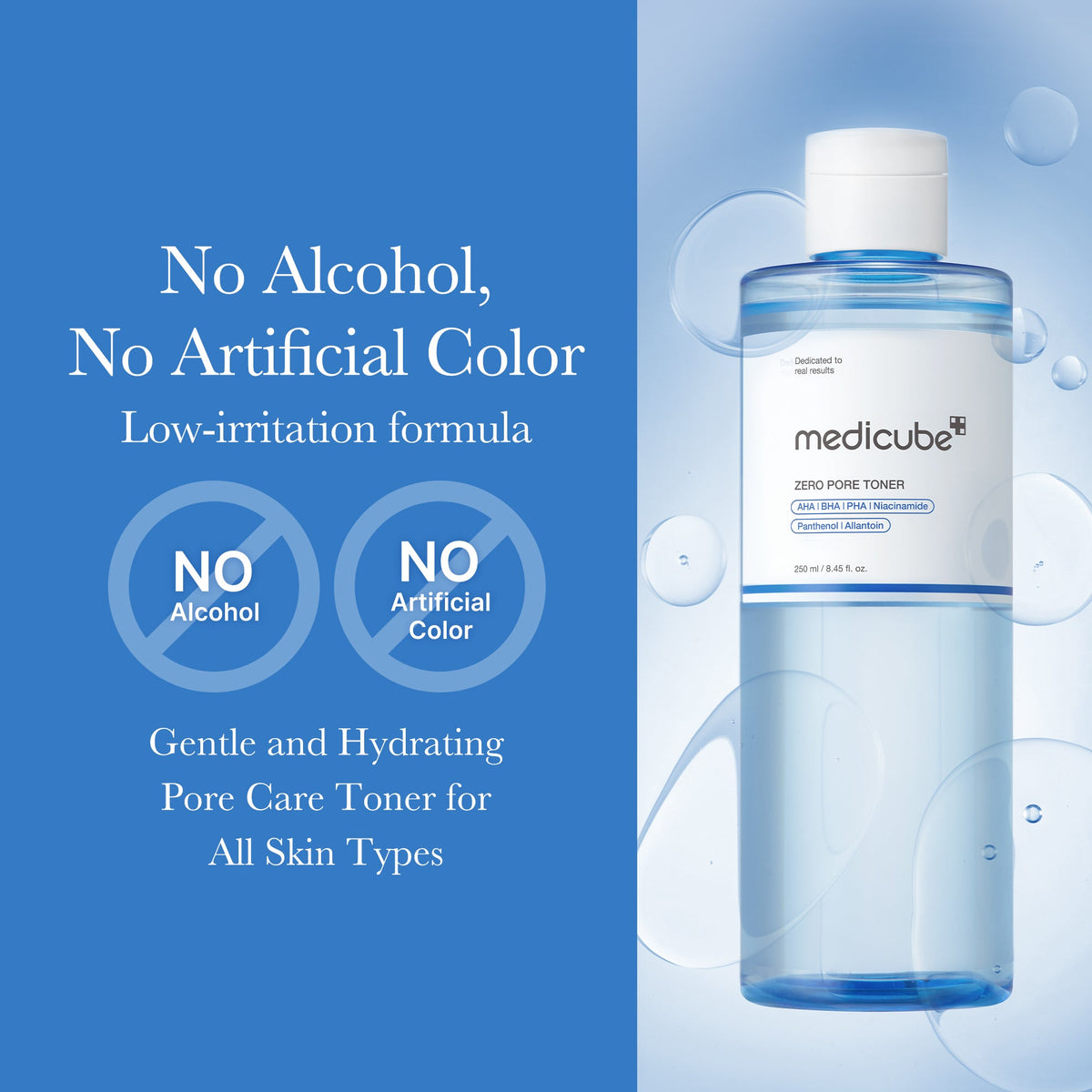 Toner Zero Pore
