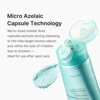 Mousse nettoyante capsule à l’acide azélaïque