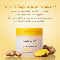 Tampon tonique à l’acide kojique et au curcuma