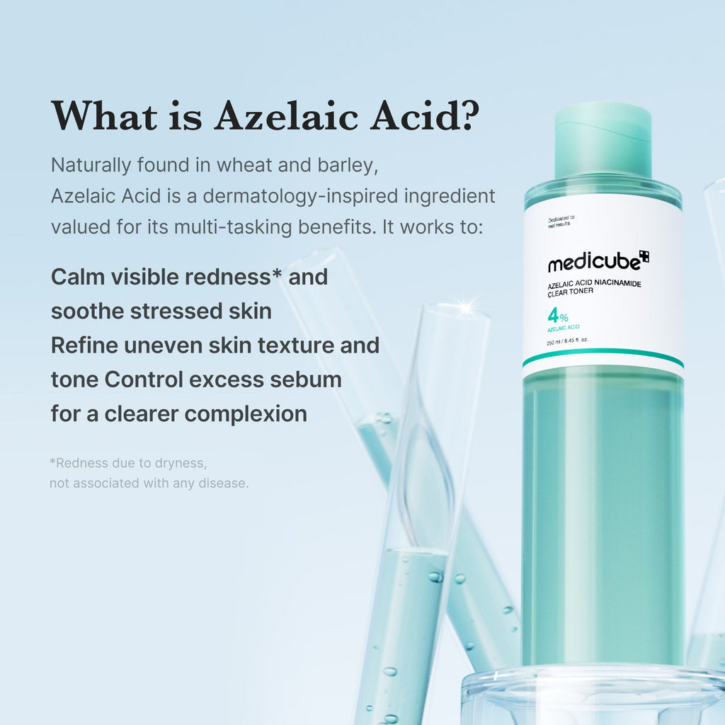 Toner clarifiant à l’acide azélaïque et à la niacinamide