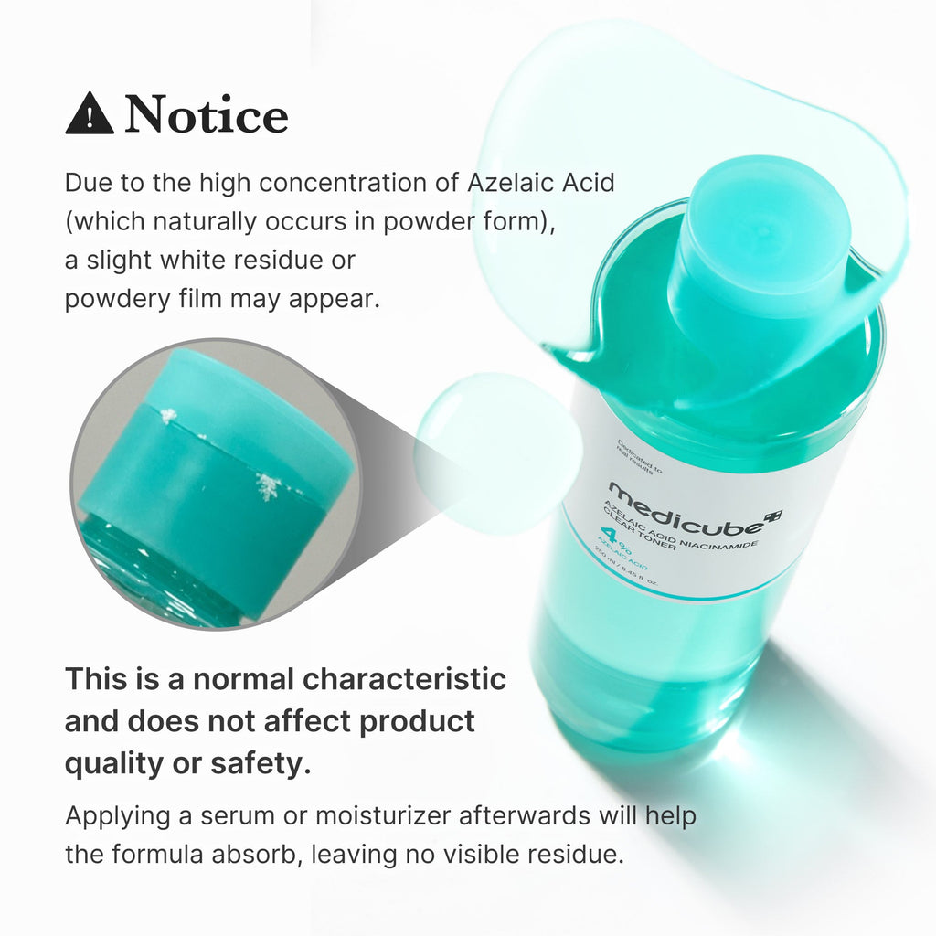 Toner clarifiant à l’acide azélaïque et à la niacinamide