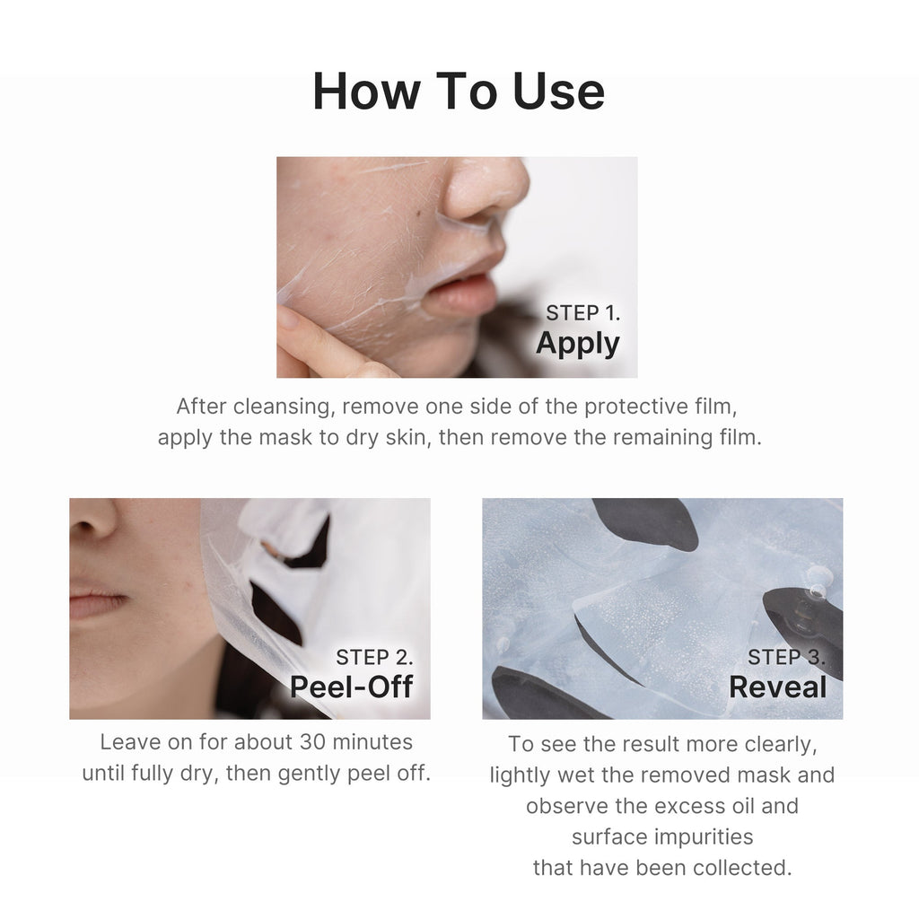 Masque peel-off à l’acide hypochloreux