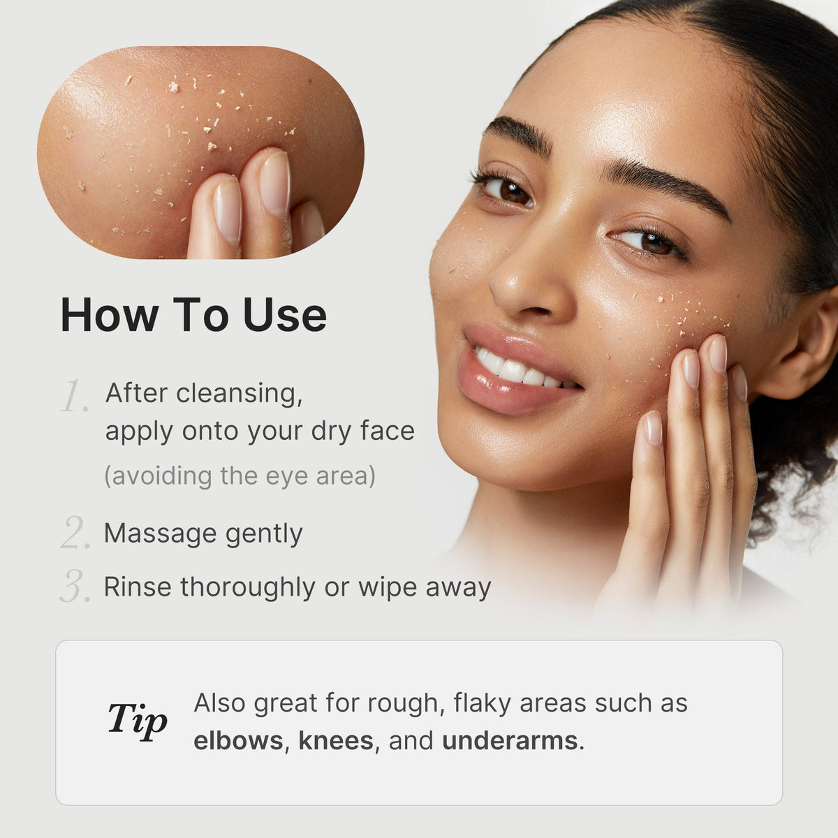 Sérum exfoliant riz à l’acide hypochloreux