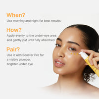 Sérum gel contour des yeux au curcuma et à l’acide kojique