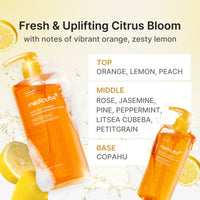 Gel douche éclaircissant à l’acide kojique et au curcuma