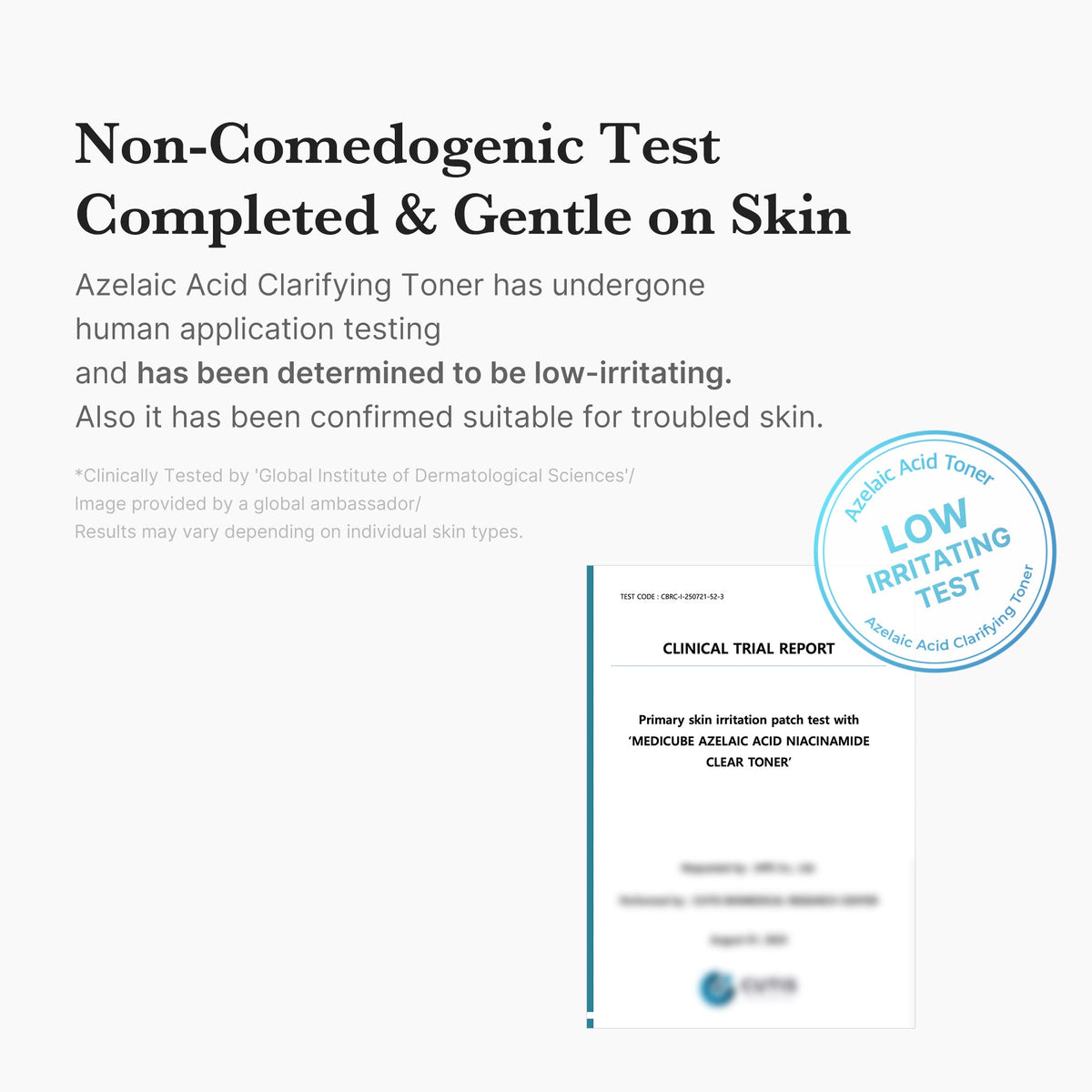 Toner clarifiant à l’acide azélaïque et à la niacinamide