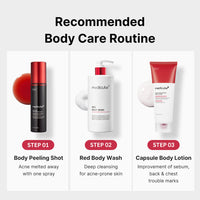 Nettoyant exfoliant corps Red Body Peeling Shot