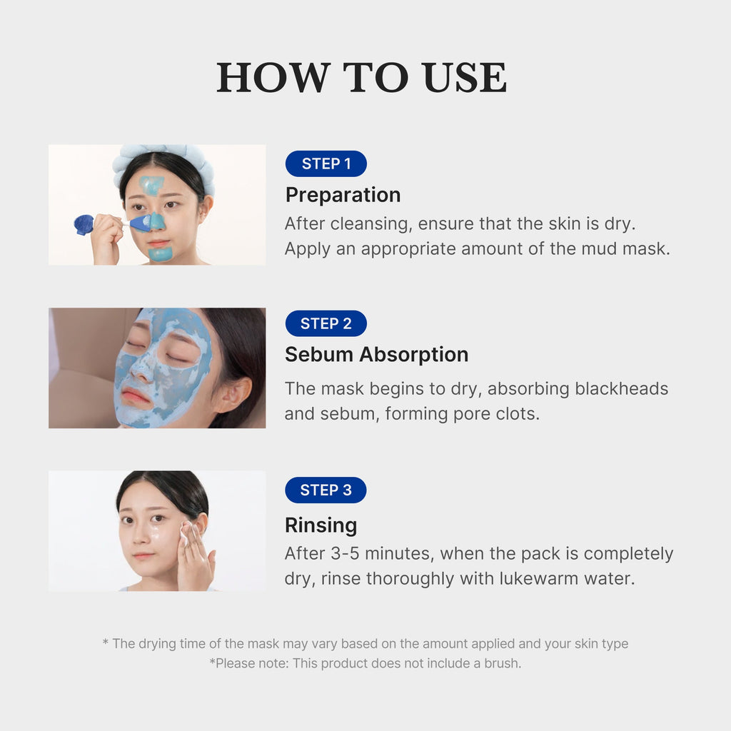 Masque à la boue anti-pores obstrués Zero Pore