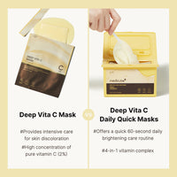 Masques express quotidiens intenses à la vitamine C