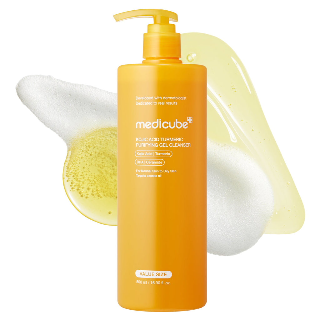 Gel nettoyant purifiant à l’acide kojique et au curcuma