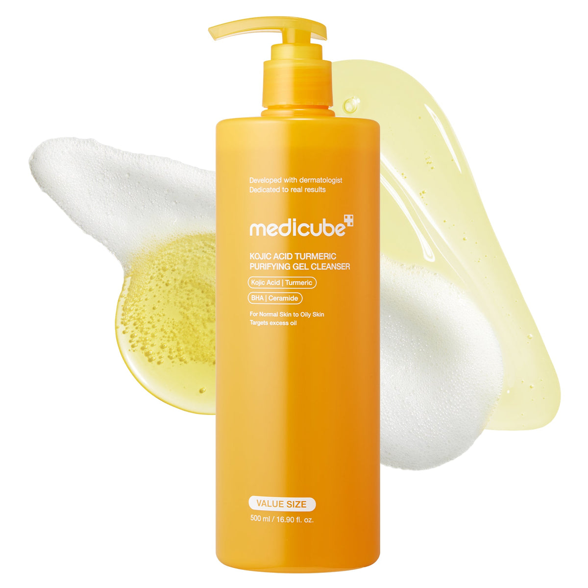 Gel nettoyant purifiant à l’acide kojique et au curcuma
