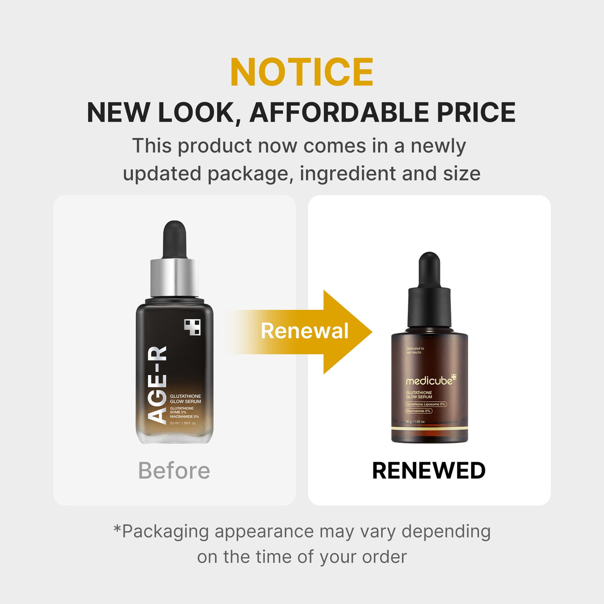 Sérum éclat au glutathion AGE-R