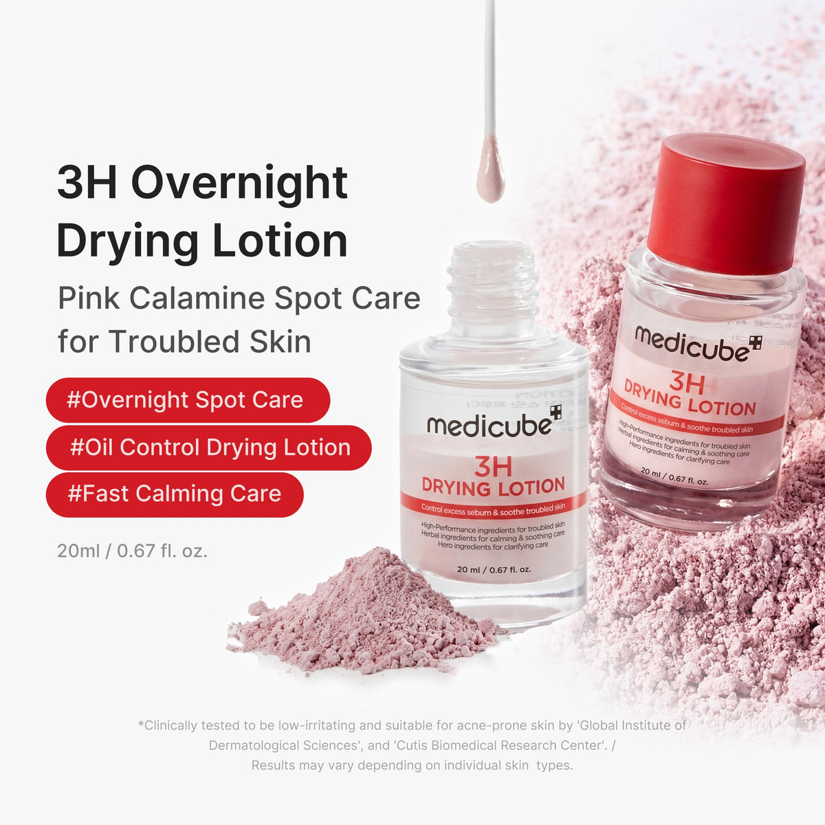Lotion asséchante de nuit 3H