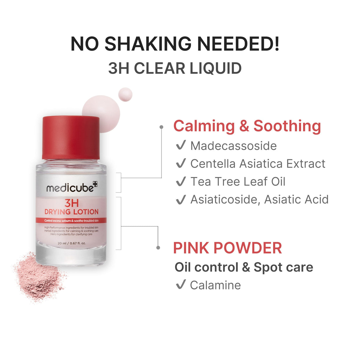 Lotion asséchante de nuit 3H