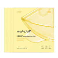 Masque gelée dorée en gel à l’acide kojique et au curcuma