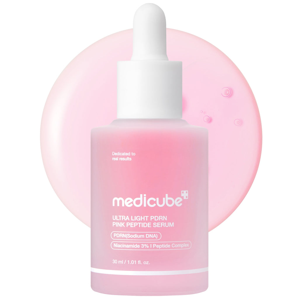 Sérum ultra-léger aux peptides PDRN roses