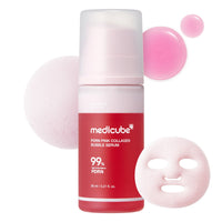 Sérum moussant au collagène rose PDRN