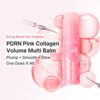 Baume multi-usage volumateur au collagène PDRN rose