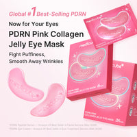 Masque contour des yeux jelly au collagène PDRN rose