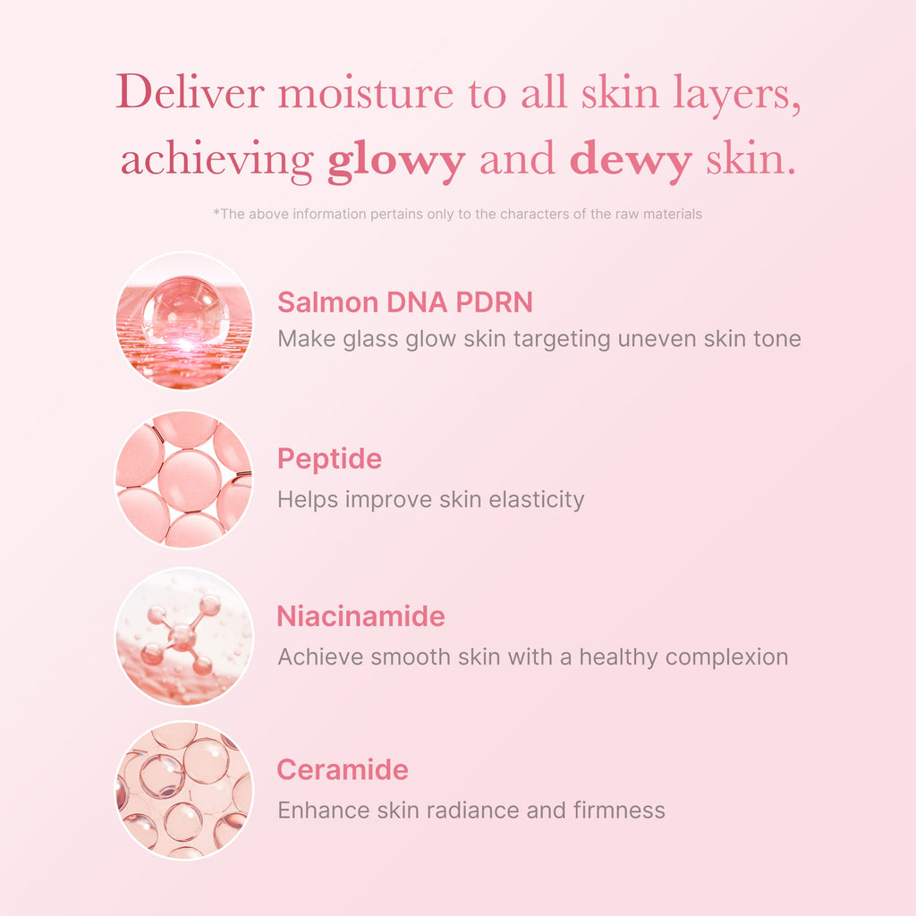 Lotion tonique lactée à la niacinamide rose et au PDRN