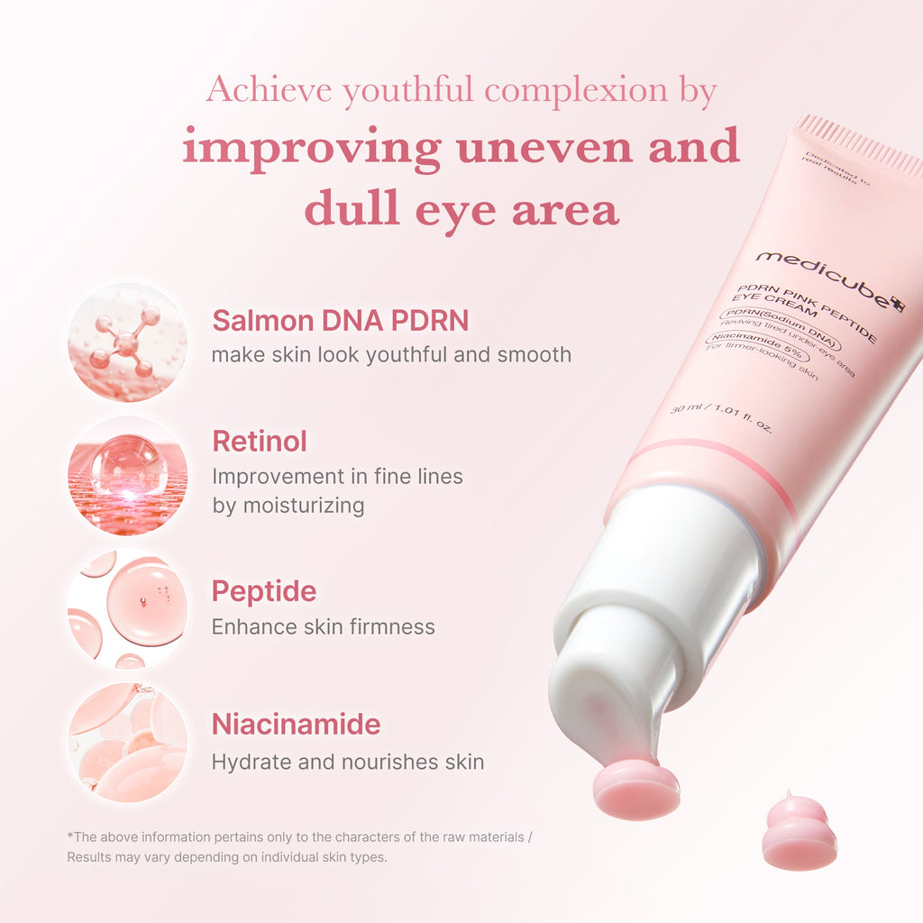 Crème contour des yeux aux peptides roses et au PDRN