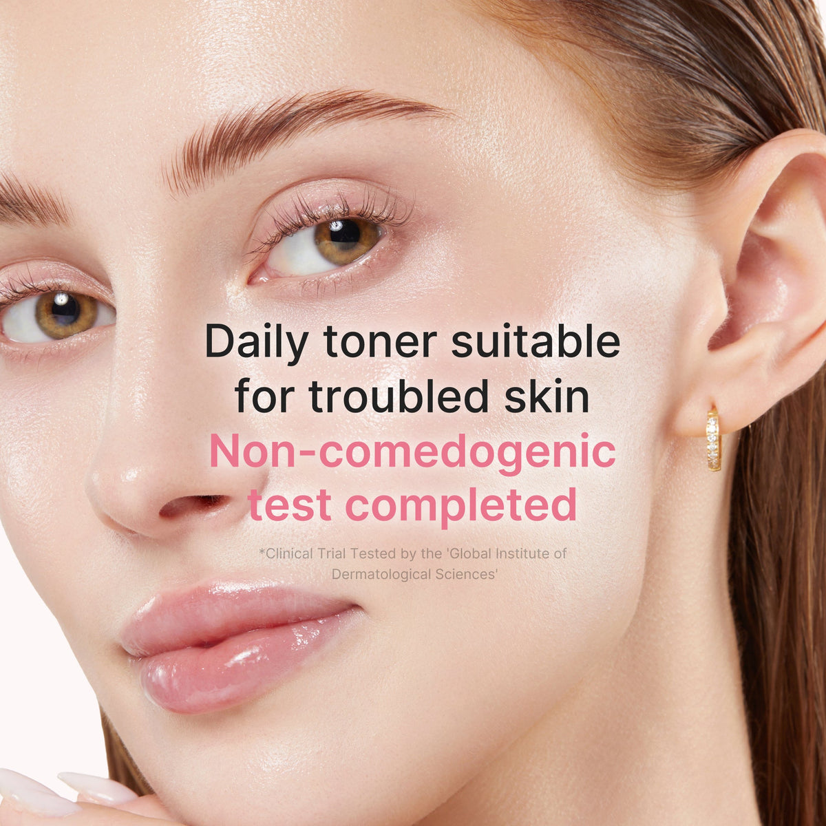 Lotion tonique lactée à la niacinamide rose et au PDRN