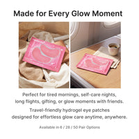 Masque contour des yeux jelly au collagène PDRN rose