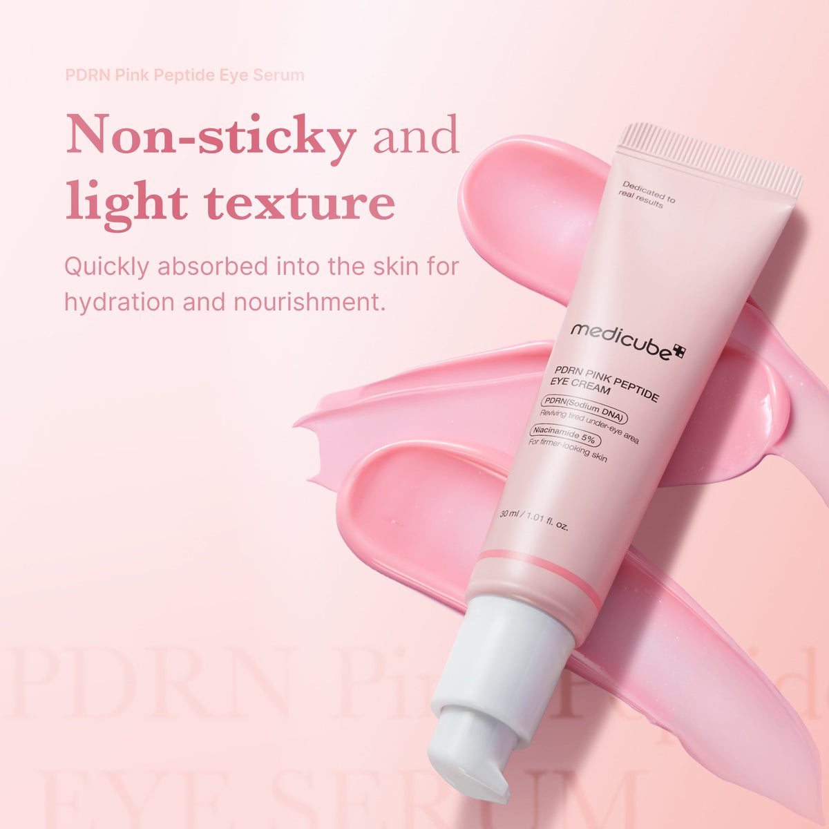Crème contour des yeux aux peptides roses et au PDRN