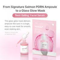 Masque ampoule aux peptides PDRN roses