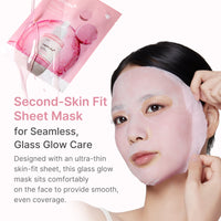 Masque ampoule aux peptides PDRN roses