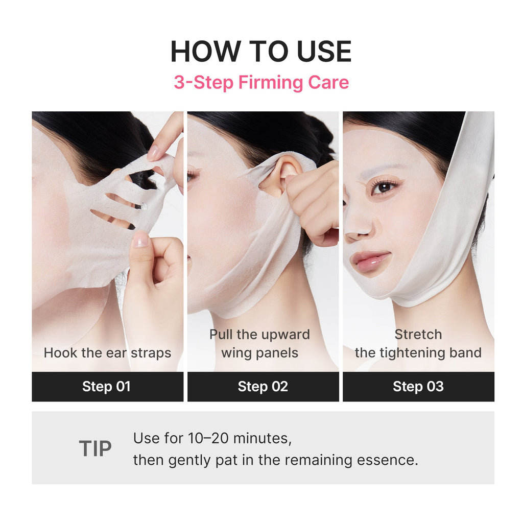 Masque rose tenseur au PDRN