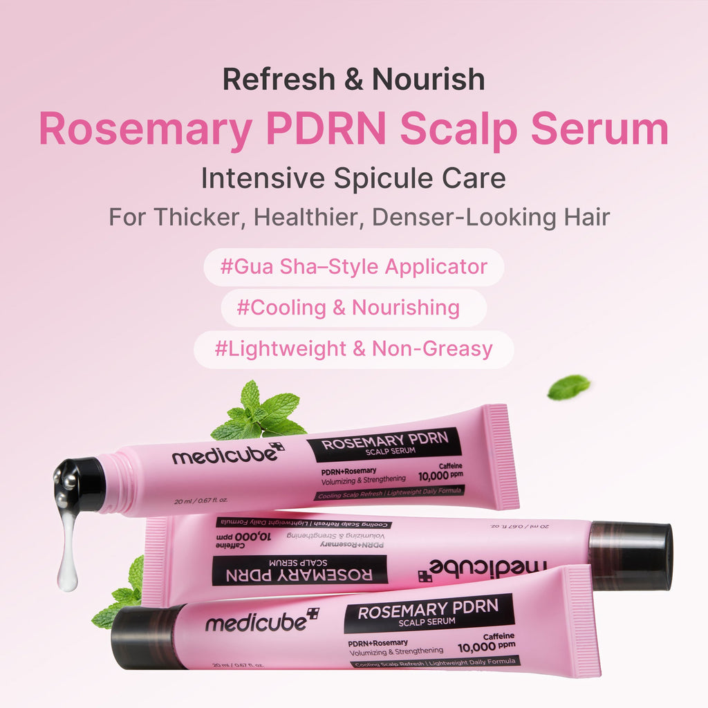 Sérum pour le cuir chevelu au romarin et au PDRN