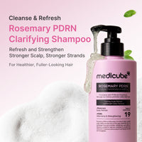 Shampooing épaississant rafraîchissant au romarin et au PDRN