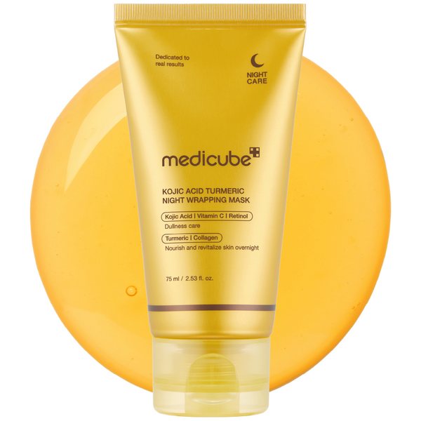 Masque de nuit à appliquer à l’acide kojique et au curcuma